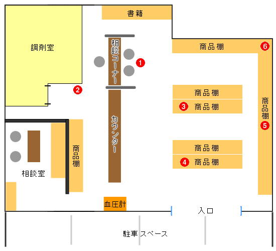 店内見取図
