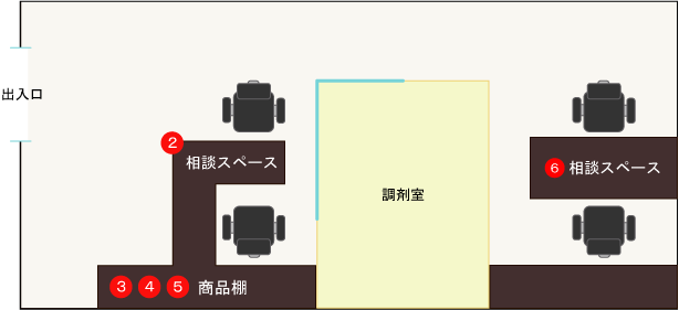 店内見取図
