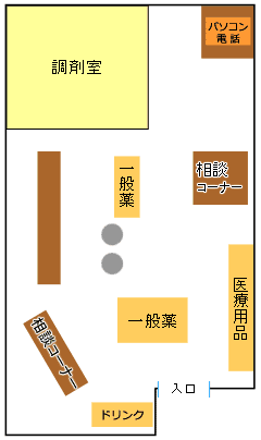 店内見取図