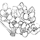 ナズナの花