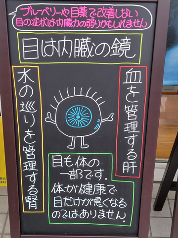 目は内臓の鏡